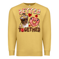 Antique Gold Better together Valentine's Day Premium Sweatshirt - FaDigitalArtStudio