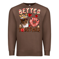 Chestnut Better together Valentine's Day Premium Sweatshirt - FaDigitalArtStudio