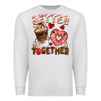 Oatmeal Heather Better together Valentine's Day Premium Sweatshirt - FaDigitalArtStudio