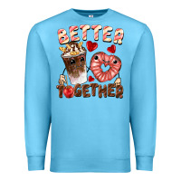 Ocean Blue Better together Valentine's Day Premium Sweatshirt - FaDigitalArtStudio