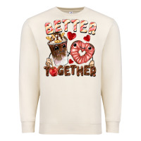 Sandshell Better together Valentine's Day Premium Sweatshirt - FaDigitalArtStudio