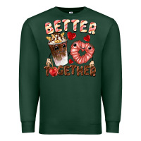 Sports Green Better together Valentine's Day Premium Sweatshirt - FaDigitalArtStudio