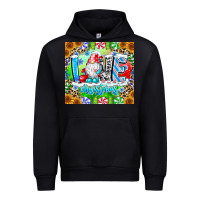 Black Love Christmas gnome Urban Hoodie - CowhideDigitalArt