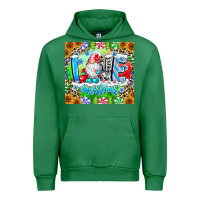 Emerald Love Christmas gnome Urban Hoodie - CowhideDigitalArt