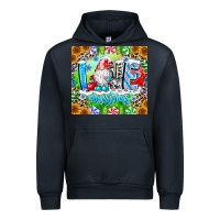 Navy Love Christmas gnome Urban Hoodie - CowhideDigitalArt