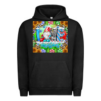 Pigment Black Love Christmas gnome Urban Hoodie - CowhideDigitalArt