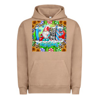 Pigment Burro Love Christmas gnome Urban Hoodie - CowhideDigitalArt