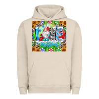 Pigment French Oak Love Christmas gnome Urban Hoodie - CowhideDigitalArt