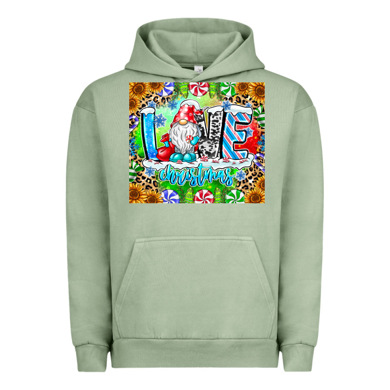 Love Christmas Gnome Urban Hoodie by CowhideDigitalArt | Teevron