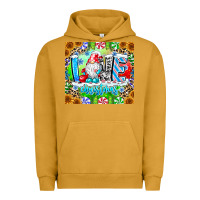 Pigment Peanut Butter Love Christmas gnome Urban Hoodie - CowhideDigitalArt