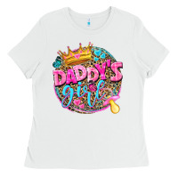 White daddys girl Ladies Tee - NancyCooperArtShop