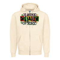 Sandshell no sugar no cream black Zipper Hoodie - CowGirlArtShop