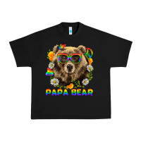 Black Papa Bear Pride LGBTQ+ Urban Heavy Tee - BundleAndBundleShop
