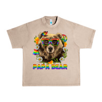French Oak Papa Bear Pride LGBTQ+ Urban Heavy Tee - BundleAndBundleShop