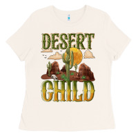 Bone desert child cactus Ladies Tee - NancyCooperArtShop