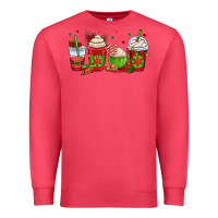 Cardinal christmas coffee cups Premium Sweatshirt - OliviaCreatesArt