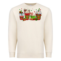 Sandshell christmas coffee cups Premium Sweatshirt - OliviaCreatesArt