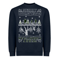 Navy Merry Christmas Heavyweight Sweatshirt - Bettercallsaul