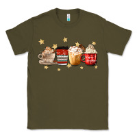 Army Green christmas coffee Classic Tee - MaliasSmallBusiness