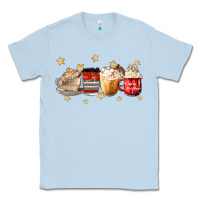 Dusty Blue christmas coffee Classic Tee - MaliasSmallBusiness