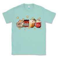Seafoam christmas coffee Classic Tee - MaliasSmallBusiness