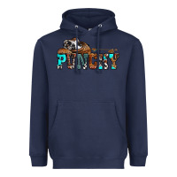 Navy western cowboy hat punchy Heavyweight Hoodie - OliviaCreatesArt