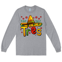 Heather Grey tres my third mexican birthday Long Sleeve Tee - Jasminsmagicworld