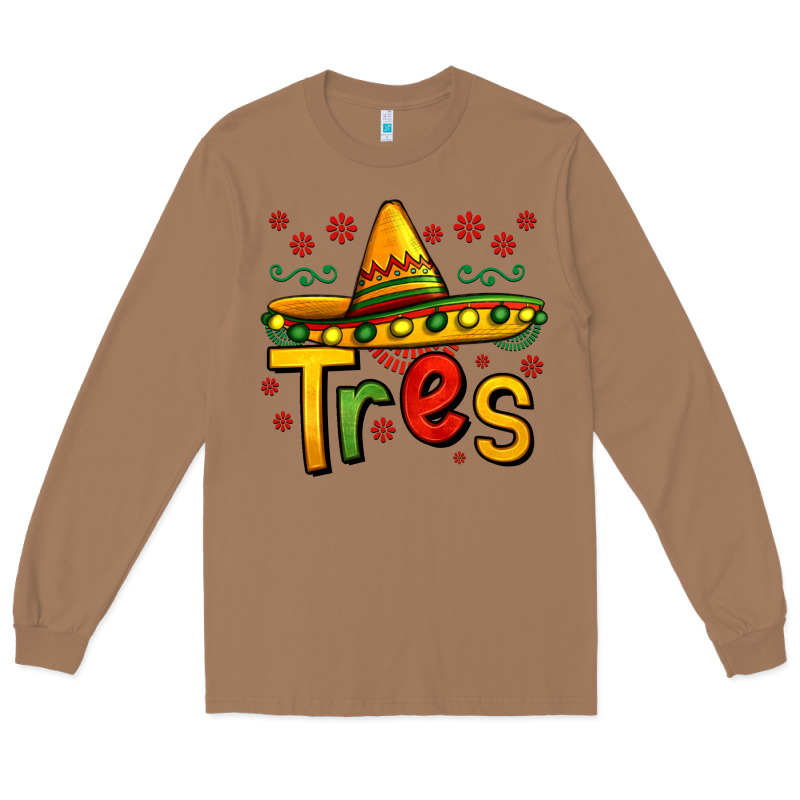 Tres My Third Mexican Birthday Long Sleeve Tee by Jasminsmagicworld | Teevron