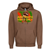 Chestnut juneteenth vibes only Zipper Hoodie - CowGirlArtShop