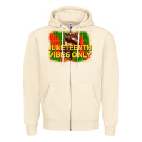 Sandshell juneteenth vibes only Zipper Hoodie - CowGirlArtShop