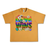 Peanut Butter Pride LGBTQ+ Love Wins Urban Heavy Tee - BundleAndBundleShop