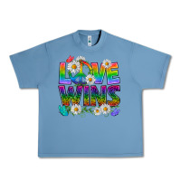 Pebble Blue Pride LGBTQ+ Love Wins Urban Heavy Tee - BundleAndBundleShop