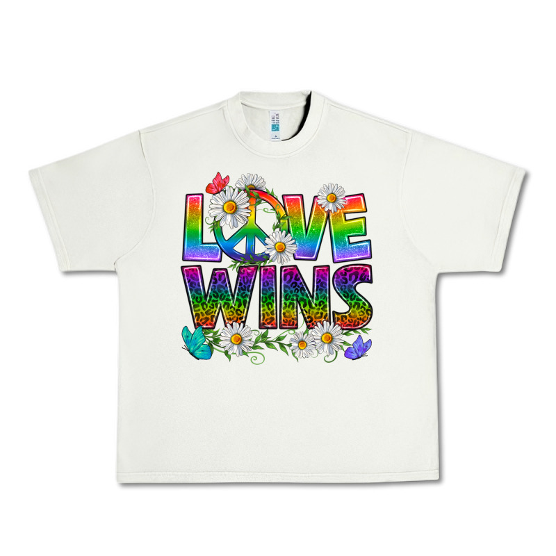 Pride Lgbtq+ Love Wins Urban Heavy Tee by BundleAndBundleShop | Teevron