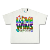 Pistachio Pride LGBTQ+ Love Wins Urban Heavy Tee - BundleAndBundleShop