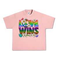 Salmon Pride LGBTQ+ Love Wins Urban Heavy Tee - BundleAndBundleShop