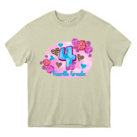 Mossy back to school flowers fourth grade 3200x2400 Heavy Core Tee - AdoDesignShop