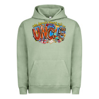 Pigment Oil Green my favorite players call me uncle basketball Urban Hoodie - CowhideDigitalArt