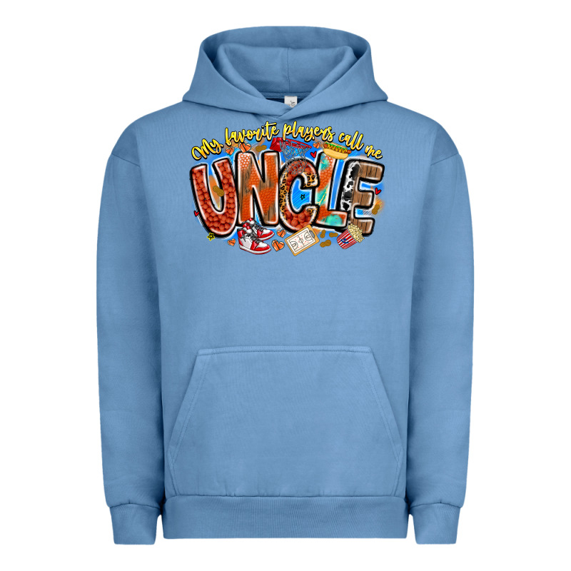 My Favorite Players Call Me Uncle Basketball Urban Hoodie by CowhideDigitalArt | Teevron