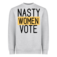 Heather Grey Nasty Women Vote Heavyweight Sweatshirt - Bettercallsaul