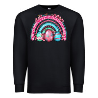 Black Easter eggs rainbow Premium Sweatshirt - OliviaCreatesArt