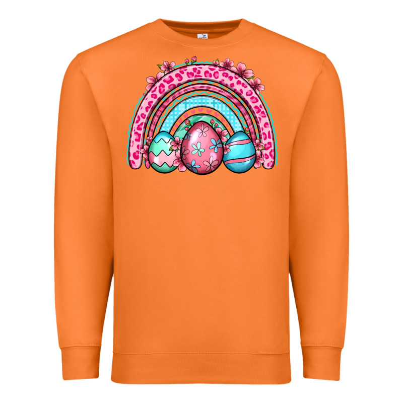 Easter Eggs Rainbow Premium Sweatshirt by OliviaCreatesArt | Teevron