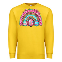Lemon Easter eggs rainbow Premium Sweatshirt - OliviaCreatesArt