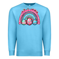 Ocean Blue Easter eggs rainbow Premium Sweatshirt - OliviaCreatesArt