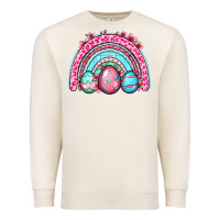 Sandshell Easter eggs rainbow Premium Sweatshirt - OliviaCreatesArt