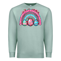 Seafoam Easter eggs rainbow Premium Sweatshirt - OliviaCreatesArt