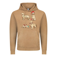 Vintage Camel christmas dogs Vintage Hoodie - MaliasSmallBusiness