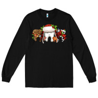 Black Christmas teeth dentist Long Sleeve Tee - Jasminsmagicworld