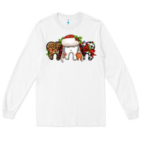 White Christmas teeth dentist Long Sleeve Tee - Jasminsmagicworld