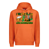 Carrot fueled by beer and shenanigans Premium Hoodie - CowGirlArtShop