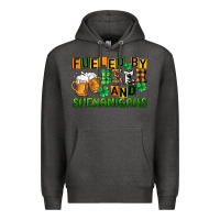 Charcoal Heather fueled by beer and shenanigans Premium Hoodie - CowGirlArtShop